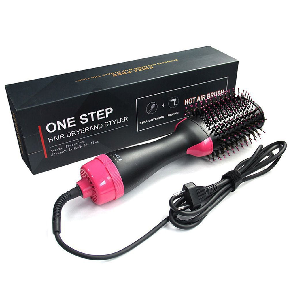 1000W Professional Hair Dryer Brush In Hair Straightener
